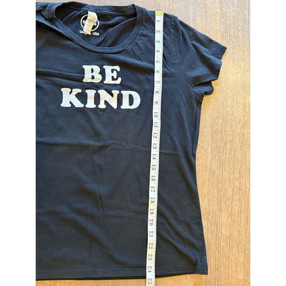 SAVAGE SEEDS "Be Kind" Black Tee T-Shirt Women size XL - Picture 8 of 8